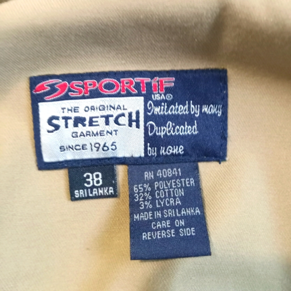 NWOT Mens Dark Tan Khaki Shorts 38/15 Petite Hunting Golfing Fishing Tennis - Picture 2 of 3